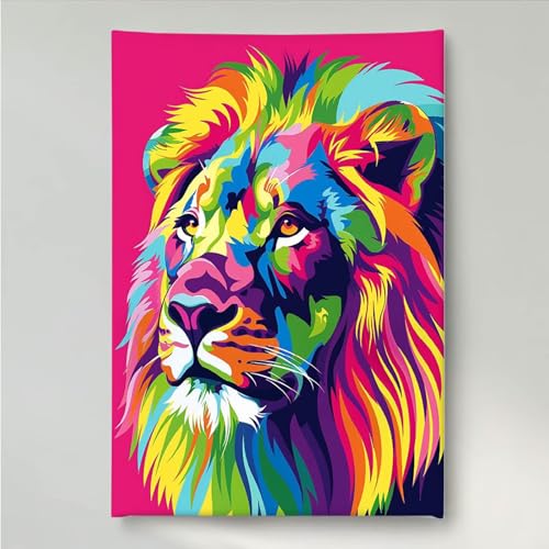 Diamond Painting Erwachsene LöWe 5D DIY Diamant Painting Bilder für Kinder Anfänger, Runde Full Drill Tier, Mosaikherstellung Bastelset für Haus Wanddekoration Geschenke 50 x 65 cm PjY1815 1-1 Diamond Painting Erwachsene LöWe 5D DIY Diamant Painting Bilder für Kinder Anfänger, Runde Full Drill Tier, Mosaikherstellung Bastelset für Haus Wanddekoration Geschenke 50 x 65 cm PjY1815 1-1 von YEYUMEOZ