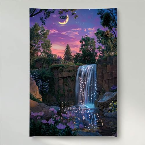 Diamond Painting Erwachsene Mond 5D DIY Diamant Painting Bilder für Kinder Anfänger, Runde Full Drill Fallen, Mosaikherstellung Bastelset für Haus Wanddekoration Geschenke 50 x 65 cm PjY2193 A-L Diamond Painting Erwachsene Mond 5D DIY Diamant Painting Bilder für Kinder Anfänger, Runde Full Drill Fallen, Mosaikherstellung Bastelset für Haus Wanddekoration Geschenke 50 x 65 cm PjY2193 A-L von YEYUMEOZ