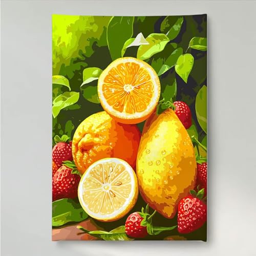 Diamond Painting Erwachsene Obst 5D DIY Diamant Painting Bilder für Kinder Anfänger, Runde Full Drill Zitrone, Mosaikherstellung Bastelset für Haus Wanddekoration Geschenke 50x65cm PjY1455 L-2 Diamond Painting Erwachsene Obst 5D DIY Diamant Painting Bilder für Kinder Anfänger, Runde Full Drill Zitrone, Mosaikherstellung Bastelset für Haus Wanddekoration Geschenke 50x65cm PjY1455 L-2 von YEYUMEOZ