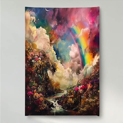 Diamond Painting Erwachsene Regenbogen 5D DIY Diamant Painting Bilder für Kinder Anfänger, Runde Full Drill Blume, Mosaikherstellung Bastelset für Haus Wanddekoration Geschenke 60 x 80 cm PjY6855 0-9 Diamond Painting Erwachsene Regenbogen 5D DIY Diamant Painting Bilder für Kinder Anfänger, Runde Full Drill Blume, Mosaikherstellung Bastelset für Haus Wanddekoration Geschenke 60 x 80 cm PjY6855 0-9 von YEYUMEOZ