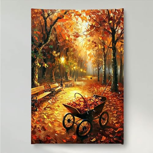 Diamond Painting Erwachsene StraßE 5D DIY Diamant Painting Bilder für Kinder Anfänger, Runde Full Drill BläTter, Mosaikherstellung Bastelset für Haus Wanddekoration Geschenke 70x95cm PjY6569 7-P Diamond Painting Erwachsene StraßE 5D DIY Diamant Painting Bilder für Kinder Anfänger, Runde Full Drill BläTter, Mosaikherstellung Bastelset für Haus Wanddekoration Geschenke 70x95cm PjY6569 7-P von YEYUMEOZ
