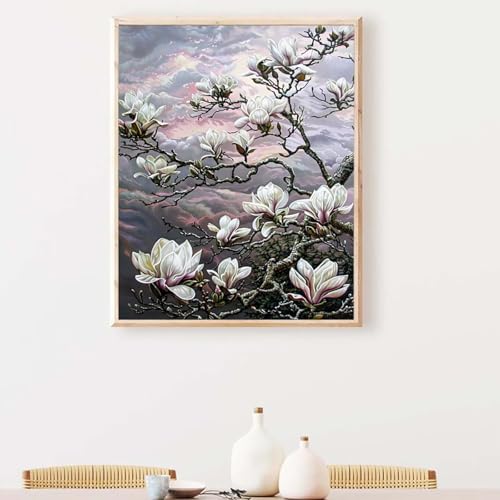 Diamond Painting Erwachsene Tier Diamond Painting Zubehör Ochse, DIY Runden Steine Mosaikherstellung Basteln Erwachsene Anfänger Set für Heim Schlafzimmer Deko Wohnzimmer, Geschenke 40x50cm PJY3 T-0 von YEYUMEOZ