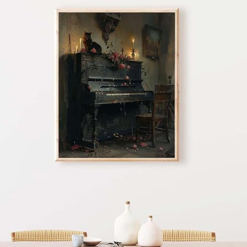 Landschaft Diamond Painting, Diamond Painting Erwachsene Haus Diamant Malerei DIY Runden Steine Kristall Kunst Bastelnset Erwachsene Anfänger Set, zur Zimmer Wanddeko, Geschenke 40 x 50 cm PJY3 D-C von YEYUMEOZ