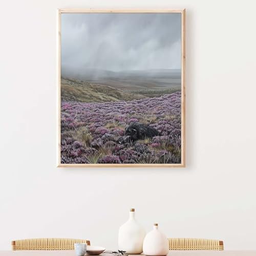 Rock Diamond Painting, Diamond Painting Erwachsene Blume Diamant Malerei DIY Runden Steine Kristall Kunst Bastelnset Erwachsene Anfänger Set, zur Zimmer Wanddeko, Geschenke （60x80cm） PJY5 8-6 von YEYUMEOZ