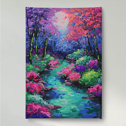 YEYUMEOZ Diamond Painting Blume Schnell Diamant Painting Bilder Kit für Kinder Erwachsene, DIY Crystal Strass Stickerei Diamant Malerei Kit, Home Büro Wall Dekoration Wanddeko 60x80cm PjY6654 5-8 von YEYUMEOZ