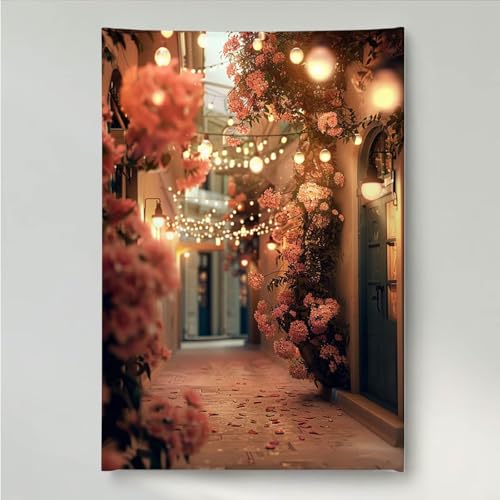 YEYUMEOZ Diamond Painting Blumen Blume Diamant Painting Bilder Kit für Kinder Erwachsene, DIY Crystal Strass Stickerei Diamant Malerei Kit, Home Büro Wall Dekoration Wanddeko 30x40cm PjY6492 X-7 von YEYUMEOZ