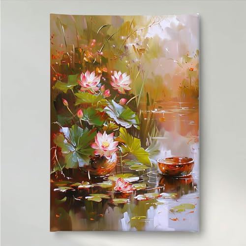 YEYUMEOZ Diamond Painting Blumen Blume Diamant Painting Bilder Kit für Kinder Erwachsene, DIY Crystal Strass Stickerei Diamant Malerei Kit, Home Büro Wall Dekoration Wanddeko 50x65cm PjY1992 6-V von YEYUMEOZ