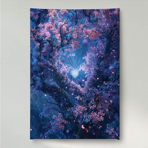 YEYUMEOZ Diamond Painting Blumen Blume Diamant Painting Bilder Kit für Kinder Erwachsene, DIY Crystal Strass Stickerei Diamant Malerei Kit, Home Büro Wall Dekoration Wanddeko 60 x 80 cm PjY2524 I-8 von YEYUMEOZ