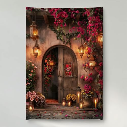 YEYUMEOZ Diamond Painting Blumen Blume Diamant Painting Bilder Kit für Kinder Erwachsene, DIY Crystal Strass Stickerei Diamant Malerei Kit, Home Büro Wall Dekoration Wanddeko 70x95cm PjY6386 A-Z von YEYUMEOZ