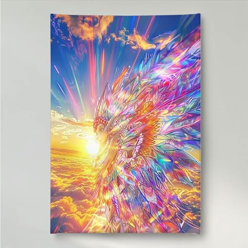 YEYUMEOZ Diamond Painting FlüGel Vogel Diamant Painting Bilder Kit für Kinder Erwachsene, DIY Crystal Strass Stickerei Diamant Malerei Kit, Home Büro Wall Dekoration Wanddeko 30x40cm PjY660 L-F von YEYUMEOZ