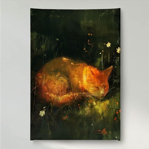 YEYUMEOZ Diamond Painting Katze Tier Diamant Painting Bilder Kit für Kinder Erwachsene, DIY Crystal Strass Stickerei Diamant Malerei Kit, Home Büro Wall Dekoration Wanddeko 70 x 95 cm PjY914 0-Q von YEYUMEOZ
