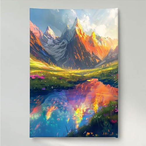 YEYUMEOZ Diamond Painting Landschaft Berg Diamant Painting Bilder Kit für Kinder Erwachsene, DIY Crystal Strass Stickerei Diamant Malerei Kit, Home Büro Wall Dekoration Wanddeko 60x80cm PjY6788 8-S YEYUMEOZ Diamond Painting Landschaft Berg Diamant Painting Bilder Kit für Kinder Erwachsene, DIY Crystal Strass Stickerei Diamant Malerei Kit, Home Büro Wall Dekoration Wanddeko 60x80cm PjY6788 8-S von YEYUMEOZ