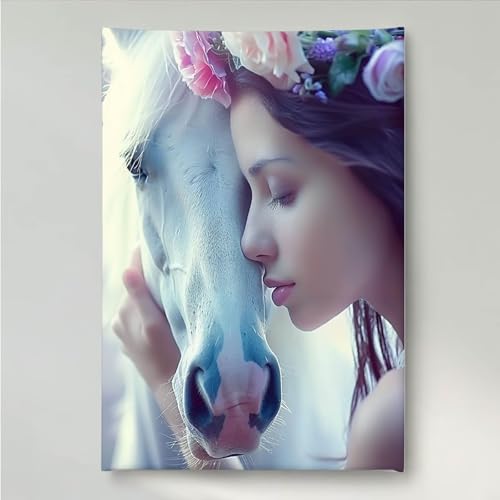 YEYUMEOZ Diamond Painting Pferd Blume Diamant Painting Bilder Kit für Kinder Erwachsene, DIY Crystal Strass Stickerei Diamant Malerei Kit, Home Büro Wall Dekoration Wanddeko 50 x 65 cm PjY1522 7-0 YEYUMEOZ Diamond Painting Pferd Blume Diamant Painting Bilder Kit für Kinder Erwachsene, DIY Crystal Strass Stickerei Diamant Malerei Kit, Home Büro Wall Dekoration Wanddeko 50 x 65 cm PjY1522 7-0 von YEYUMEOZ