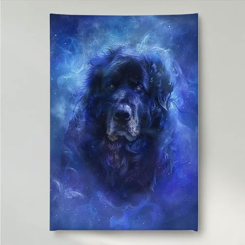 YEYUMEOZ Diamond Painting Tier Hund Diamant Painting Bilder Kit für Kinder Erwachsene, DIY Crystal Strass Stickerei Diamant Malerei Kit, Home Büro Wall Dekoration Wanddeko 50x65cm PjY6738 0-4 von YEYUMEOZ