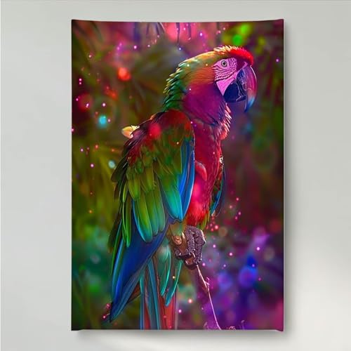 YEYUMEOZ Diamond Painting Tier Vogel Diamant Painting Bilder Kit für Kinder Erwachsene, DIY Crystal Strass Stickerei Diamant Malerei Kit, Home Büro Wall Dekoration Wanddeko 80 x 100cm PjY818 J-7 von YEYUMEOZ