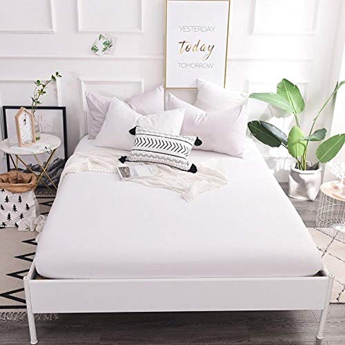 YEZINB 1pcs Polyester-Festbett-Matratze-Set mit Vier Ecken und Gummiband-Blättern, N, 180X200X25cm von YEZINB