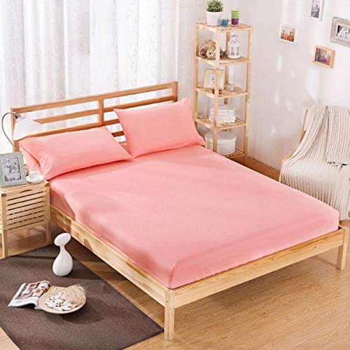 YEZINB 1pcs Polyester-Festbett-Matratze-Set mit Vier Ecken und Gummiband-Blättern, O, 160X200X25cm von YEZINB
