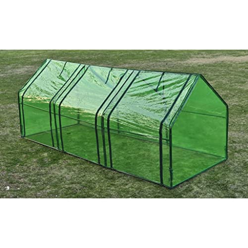 YEZIYIYFOB Gewächshaus mit 3 Türen Frostschutz Pflanzen Gewächshaus Klein Frostwächter Winterschutz Gerätehaus Reißfeste Abdeckung 240x90x90 cm YEZIYIYFOB Gewächshaus mit 3 Türen Frostschutz Pflanzen Gewächshaus Klein Frostwächter Winterschutz Gerätehaus Reißfeste Abdeckung 240x90x90 cm von YEZIYIYFOB