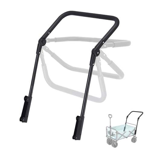 Faltbarer Bollerwagengriff, Schiebegriff Bollerwagen Universal, abnehmbarer Wagengriff für 20,3 cm flachen faltbaren Wagen, 4-Winkel-verstellbarer Trolleygriff, einfaches Ein-Klick-Entfernen PVC Faltbarer Bollerwagengriff, Schiebegriff Bollerwagen Universal, abnehmbarer Wagengriff für 20,3 cm flachen faltbaren Wagen, 4-Winkel-verstellbarer Trolleygriff, einfaches Ein-Klick-Entfernen PVC von YEZMEK