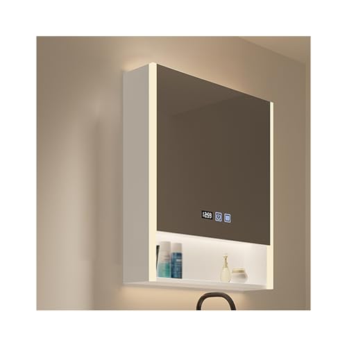 YFAURNDE Hängeschrank Spiegelschrank fürs Bad badschrank mit Spiegel, Ruimtebesparende, meerlaagse opslag, eenvoudig te installeren en gemakkelijk op te Bergen(60cm/23.6in) von YFAURNDE