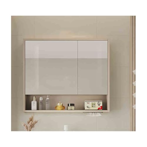 YFAURNDE Mutital Spiegelschrank Hängeschrank badspiegel, spiegelschränke fürs Bad, Mit Spiegel/großem Stauraum/Hardware-Zubehör/einfache Installation/Geräuschunterdrückung(Cream Gray,80cm/31.5in) YFAURNDE Mutital Spiegelschrank Hängeschrank badspiegel, spiegelschränke fürs Bad, Mit Spiegel/großem Stauraum/Hardware-Zubehör/einfache Installation/Geräuschunterdrückung(Cream Gray,80cm/31.5in) von YFAURNDE
