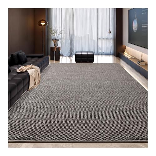 YFAURNDE Sisal-Imitat-Teppich, Großflächenteppich, Sofa-Anti-Katzen-Kratzmatte, Teppich im mittelalterlichen Stil,Weich, rutschfest, waschbar(Antique Gray,200 * 300cm/79 * 118in) von YFAURNDE