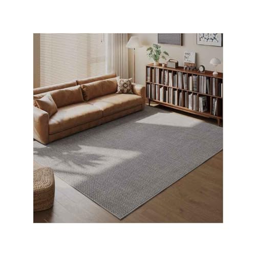YFAURNDE Teppich, Moderner Teppich, Einfarbige Bodenmatte, Schlafzimmer, Zuhause, Superweiche, rutschfeste Unterseite(Antique Gray,200 * 300cm) von YFAURNDE