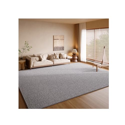 YFAURNDE Teppich, Wohnzimmermatte,Anti-Katzenkrallen-Teppich aus Sisalimitat, geeignet for Wohnzimmer, Schlafzimmer, Sofa, Nachttisch(Gray,200 * 300cm/79 * 118in) von YFAURNDE