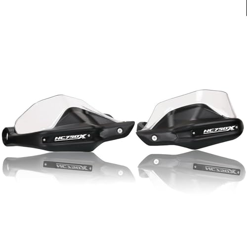YFBH Motorrad-Handlenkerschutz, Winddichter Lenkerschutz Für H&onda NC750X 2023 2024 NC750X MT DCT Handprotektoren Deflektoren(Transparent 1set) von YFBH