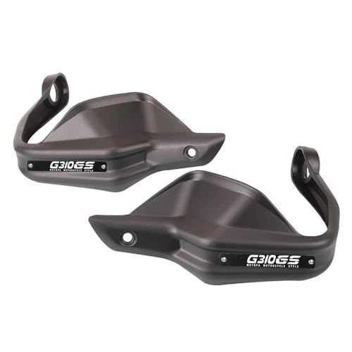 YFBH Motorrad-Lenkerhandschützer Für B&MW G 310 GS (2016–2024), G310GS (2023), Winddicht, Staubdicht, Bremshebelzubehör Handprotektoren Deflektoren(SCHWARZ,X2) von YFBH