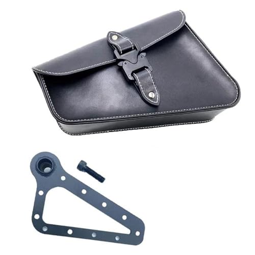 YFBH Satteltasche Motorrad Satteltasche Seitentasche Rahmentasche Kuhleder Tasche Retro Tasche Satteltaschen Wasserdicht Für BMW R18 1800cc 2020 2021 Gepäck (Größe : 4) von YFBH