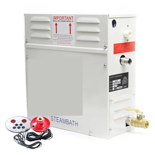6KW Sauna Maschine Dampfbad Generator Gewichtsverlust Spa Entspannt Müde Dampf Badezimmer Computer Bedienfeld Nassdampf(6KW) von YFDGD