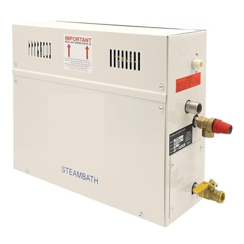 9KW Dampferzeuger For Dusche, Heimdampfmaschine, Saunaausrüstung, Sauna, Bad, SPA, Dampfdusche Mit Digitalem Controller(ST-90 9KW) von YFDGD