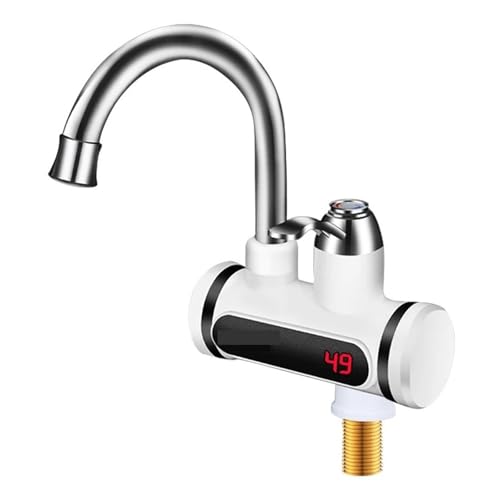 Elektrischer Warmwasserbereiter, Küchenarmatur, Tankless-Sofortheizung, Wasserhahn, Fließender Beheizter Mixer, Digitalanzeige Schnell Sicher(Slt102-long) von YFDGD