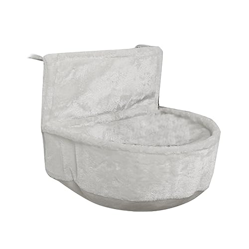 Katze Hängematte Fenster Katzenbett-Ständer, An Möbeln Montierte Hängematte for Aufhängen – Hängematten-Bettkäfig/Heizkörper Montiert for Kleine, Mittelgroße Und Große Kätzchen(Beige) von YFDGD