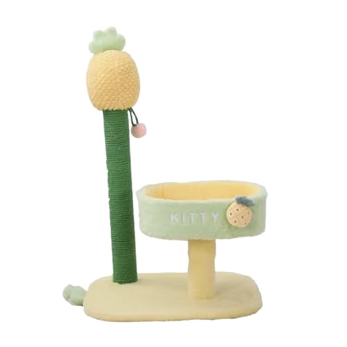 Katze Kleine Klettergerüst Gold Farbverlauf Schicht Nette Schleifen Krallen Sisal Ananas Baum Kleine Springen Plattform Haustier Spielzeug von YFDGD