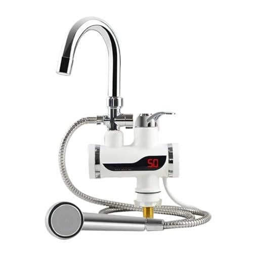 Küche Warmwasserbereiter Kaltheizung Wasserhahn Durchlauferhitzer Wasserhahn Sofortiger Warmwasserhahn Heizung Mit Duschkopf Schnell Sicher von YFDGD