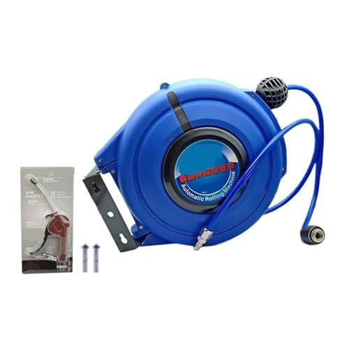 Schlauchaufroller Automotive-Schlauchaufroller, 15 Meter, Pneumatisches PU-Rohr, Außendurchmesser 12 Mm, Innendurchmesser 8 Mm, Einziehbares Teleskop-Trommelwalzmaschinen-Garnklemmrohr Schlauchaufroller Automotive-Schlauchaufroller, 15 Meter, Pneumatisches PU-Rohr, Außendurchmesser 12 Mm, Innendurchmesser 8 Mm, Einziehbares Teleskop-Trommelwalzmaschinen-Garnklemmrohr von YFDGD