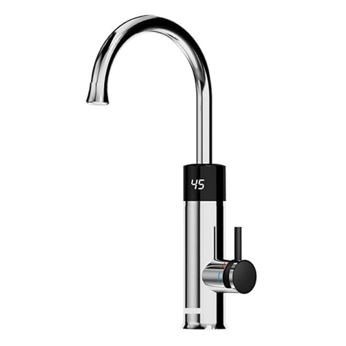 Sofortiger Warmwasserhahn, Elektrischer Wasserhahn Mit Universaldüse, Sofortiger Warmwasserbereiter For Küchenarmatur 2in1 Schnell Sicher von YFDGD