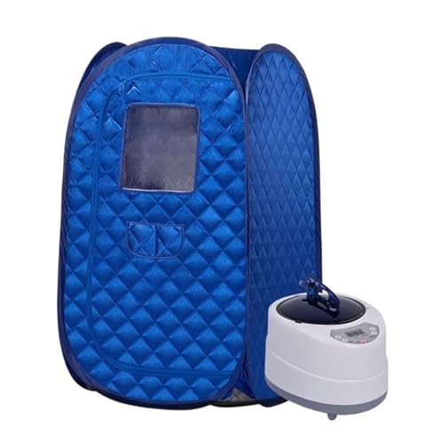 Tragbare Sauna For Den Ganzen Körper Zu Hause, Tragbare Dampfsaunen, Faltbar, Mit 2 L, 1000 Watt Dampfgarer, Heim-Spa(Blue Set) von YFDGD