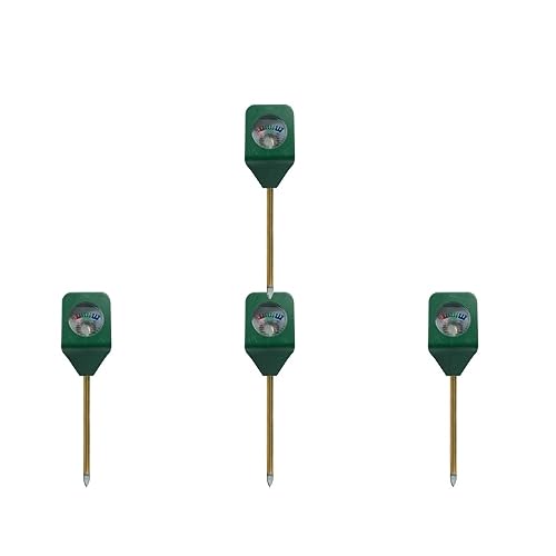 YFDGD Feuchtemessgerät 1-5 stücke Mini Boden Feuchtigkeit Sensor Meter Tragbaren Detektor Metall Sonde Gartenpflanze Blume Wasser Analysator Test Hygrometer Werkzeug(4 pcs) von YFDGD