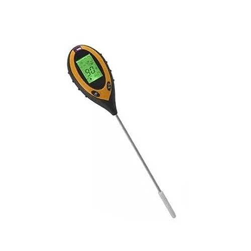 YFDGD Feuchtemessgerät 4 In 1 Boden PH Meter Tester Boden Tester PH Feuchtigkeit Meter Temperatur Sonnenlicht Intensität Messung Analyse Boden Säure Test von YFDGD