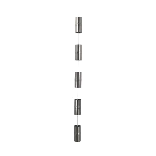 YFDGD Garten-Regenketten Aus Aluminium, 1 M, Regensammelbecher for Gartenmarkisen Im Freien Dekorativer Garten(Bamboo) von YFDGD
