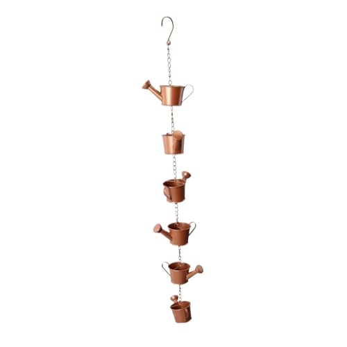 YFDGD Hängende Wasserflaschen-Regenkette, Dekorative Wasserflaschen-Regenkette Aus Metall, Elegant Und Schön, Geeignet for Die Hofentwässerung Dekorativer Garten YFDGD Hängende Wasserflaschen-Regenkette, Dekorative Wasserflaschen-Regenkette Aus Metall, Elegant Und Schön, Geeignet for Die Hofentwässerung Dekorativer Garten von YFDGD