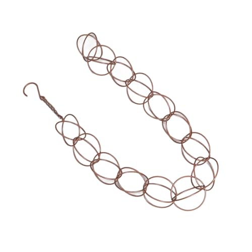 YFDGD Regenkette Runder Ring Windspiel Eisenmaterial Entwässerungsfunktion Elegante Rostfreie Hakeninstallation for Balkon for Dachrinnen Dekorativer Garten von YFDGD
