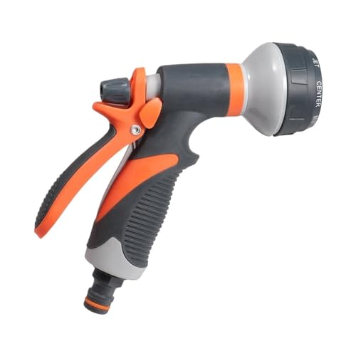 YFDGD Schlauchspritzpistole 8 Modi Hochdruck-Bewässerungspistole Gartenspray Bewässerung Bewässerungsdüse Pflanze Rasen Hof Bewässerung Sprinkler Sprinkler Reinigung von YFDGD