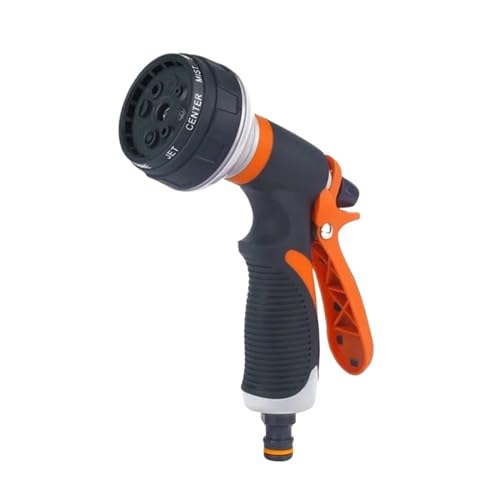 YFDGD Schlauchspritzpistole Bewässerungspistole for Den Garten, 8 Modi, Hochdrucksprüher, Verstellbare Bewässerungsdüse for Pflanzen, Rasen, Hof, Bewässerung, Sprinkler(Style 1) von YFDGD