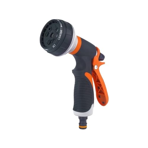YFDGD Schlauchspritzpistole Bewässerungspistole for Den Garten, 8 Modi, Hochdrucksprüher, Verstellbare Bewässerungsdüse for Pflanzen, Rasen, Hof, Bewässerung, Sprinkler von YFDGD