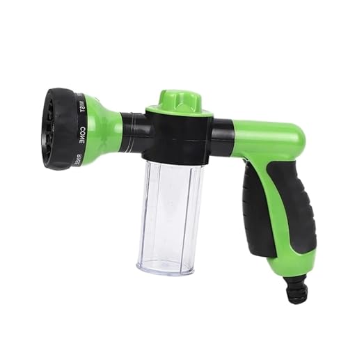 YFDGD Schlauchspritzpistole Einstellbare 8 Muster Wasserpistole Pflanze Blume Rasen Gemüse Bewässerung Spritzpistole Auto Waschen Haus Reinigung Wasserpistole(B) von YFDGD