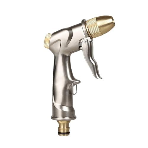 YFDGD Schlauchspritzpistole Hochdruck Metall Garten Wasser Spray Garten Sprayer Wasser Schlauch Jet Haushalt Rasen Auto Waschen Pistolen Hof Bewässerung Streuen(Watering Gun) von YFDGD